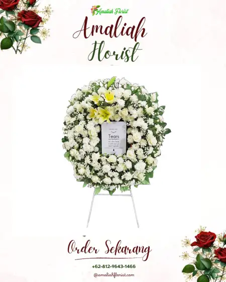 Krans Bunga Duka Klender